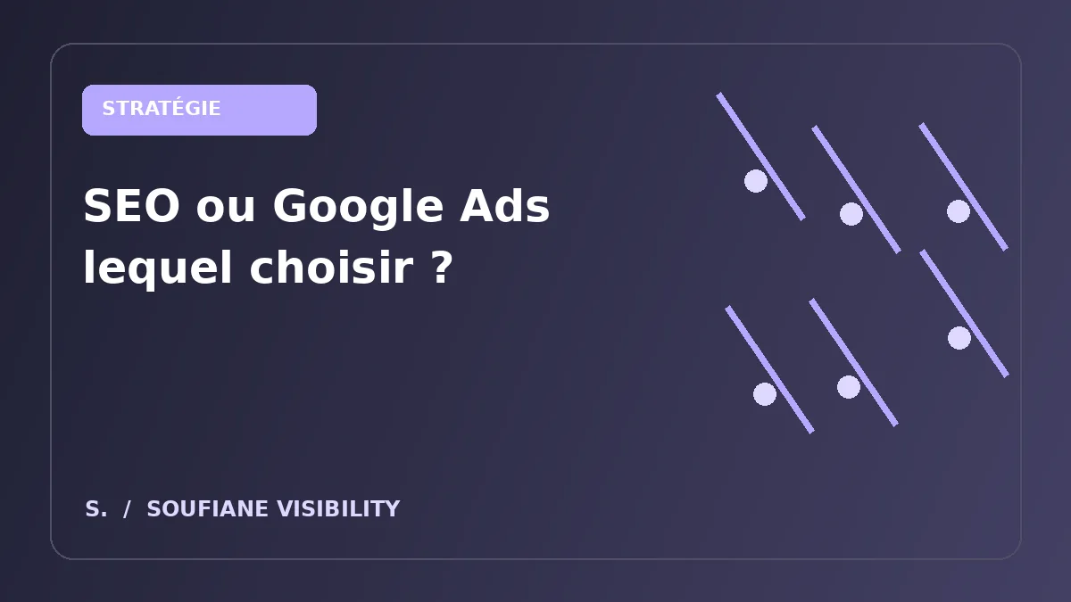 Illustration du guide : SEO ou Google Ads au Maroc : quel investissement privilégier ?